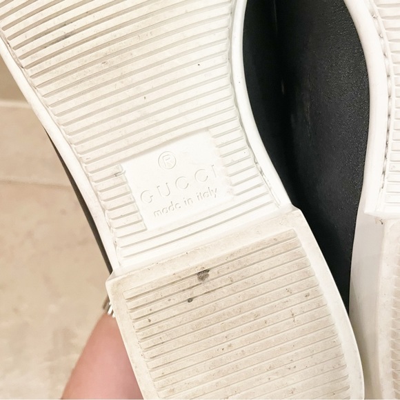 Gucci White Green Boat Shoes Loafers